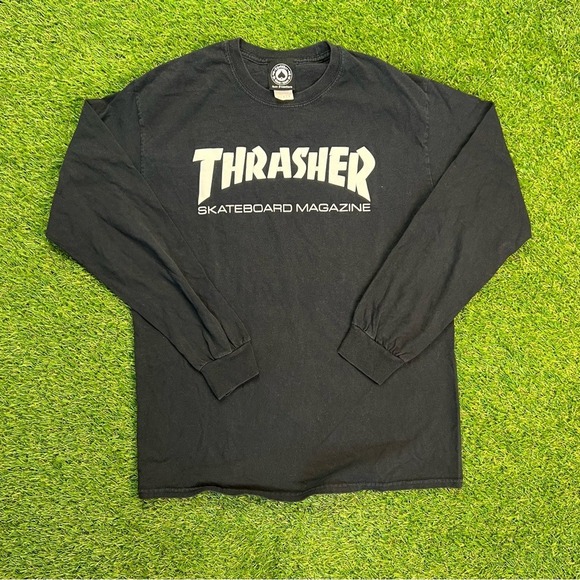 Thrasher Other - Thrasher Skategoat Logo Long Sleeve‎ T Shirt Black Mens Size Medium